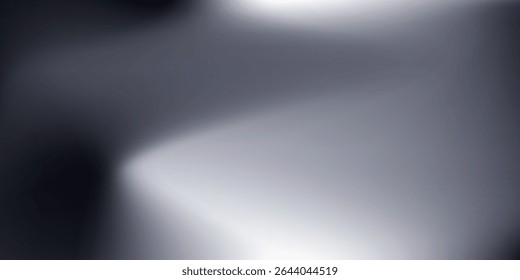 Modern render of illuminated gray colored corridor art modern
