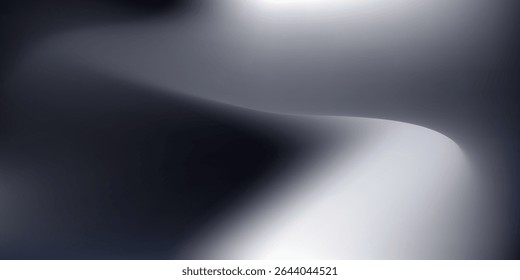 Renderização moderna de iluminado cinza colorido corredor arte moderna