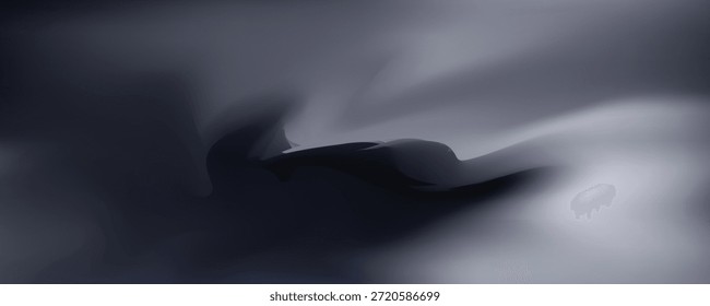 Modernes Rendering von beleuchteten grauen Korridor Kunst modern. Vektor EPS 10