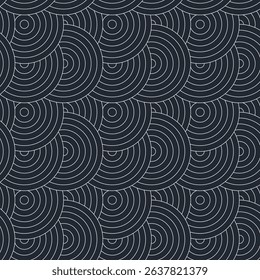 Modern repeating circles graphic pattern suitable for background or else