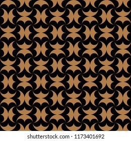 Modern repeating seamless pattern of repeat round shapes. Waves design elements for wallpaper, wrapping paper, background, surface texture and fill, card, templates. Vector illustration