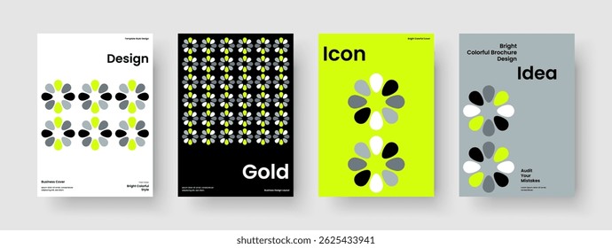 Modernes Berichtsdesign. Abstrakte Hintergrundvorlage. Layout für kreative Geschäftspräsentationen. Banner. Poster. Flyer. Broschüre. Buchumschlag. Markenidentität. Katalog. Newsletter. Notebook. Portfolio