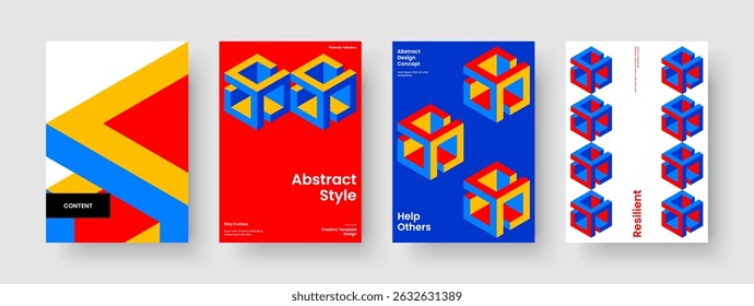 Modernes Berichtsdesign. Layout der abstrakten Broschüre. Vorlage für kreative Poster. Banner. Flyer. Buchumschlag. Geschäftspräsentation. Hintergrund. Notebook. Werbung. Portfolio. Packungsbeilage. Markenidentität