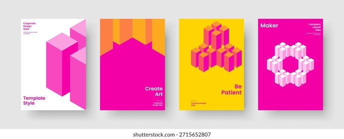 Diseño de informe moderno. Diseño de portada de libro creativo. Plantilla de folleto aislado. Presentación de Negocios. Cartel. Volante. Antecedentes. Anuncio. Folleto. Revista. Cartera. Manual. Publicidad. Diario