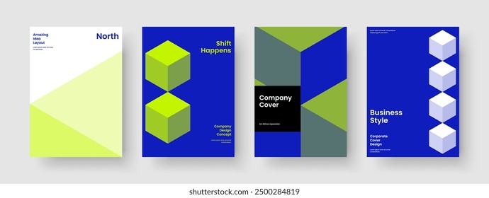 Modern Report Design. Geometric Brochure Template. Isolated Flyer Layout. Book Cover. Poster. Banner. Background. Business Presentation. Catalog. Journal. Advertising. Newsletter. Handbill
