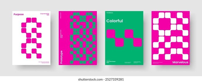 Modern Report Design. Geometric Flyer Template. Isolated Banner Layout. Poster. Brochure. Background. Business Presentation. Book Cover. Leaflet. Newsletter. Advertising. Pamphlet. Brand Identity