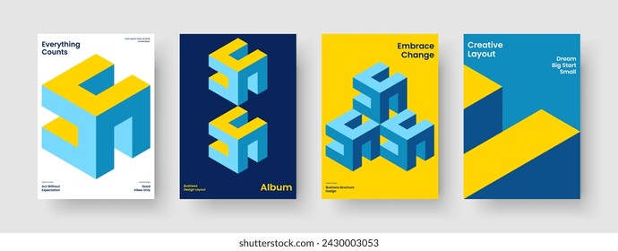 Modern Report Design. Isolated Book Cover Template. Abstract Poster Layout. Banner. Business Presentation. Flyer. Background. Brochure. Notebook. Catalog. Journal. Pamphlet. Leaflet. Handbill