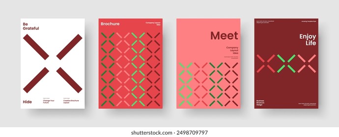 Modern Report Design. Isolated Business Presentation Template. Geometric Poster Layout. Book Cover. Brochure. Background. Flyer. Banner. Magazine. Catalog. Portfolio. Advertising. Journal