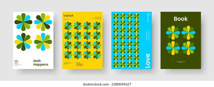 Modern Report Layout. Abstract Background Design. Geometric Book Cover Template. Banner. Flyer. Poster. Business Presentation. Brochure. Brand Identity. Catalog. Leaflet. Newsletter. Notebook