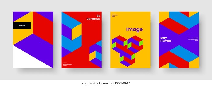Modern Report Layout. Abstract Book Cover Template. Isolated Background Design. Business Presentation. Brochure. Flyer. Poster. Banner. Newsletter. Pamphlet. Advertising. Magazine. Handbill