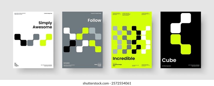 Modern Report Layout. Abstract Brochure Design. Geometric Flyer Template. Background. Business Presentation. Book Cover. Banner. Poster. Leaflet. Advertising. Handbill. Magazine. Newsletter