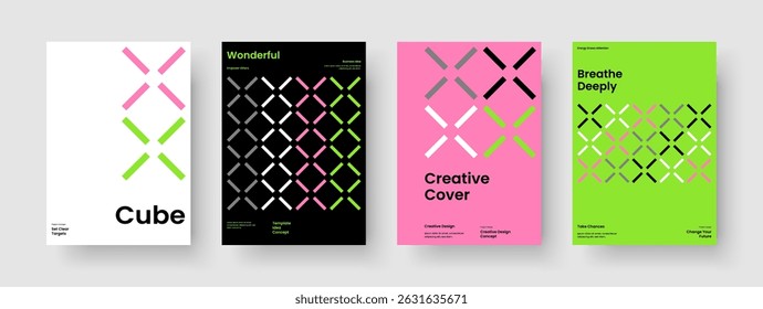 Modern Report Layout. Abstract Brochure Template. Creative Business Presentation Design. Banner. Background. Book Cover. Poster. Flyer. Journal. Handbill. Catalog. Portfolio. Pamphlet. Leaflet