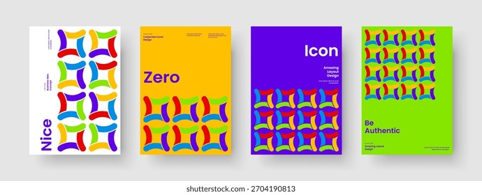 Modern Report Layout. Creative Book Cover Template. Isolated Poster Design. Banner. Flyer. Background. Brochure. Business Presentation. Magazine. Advertising. Pamphlet. Portfolio. Leaflet. Journal