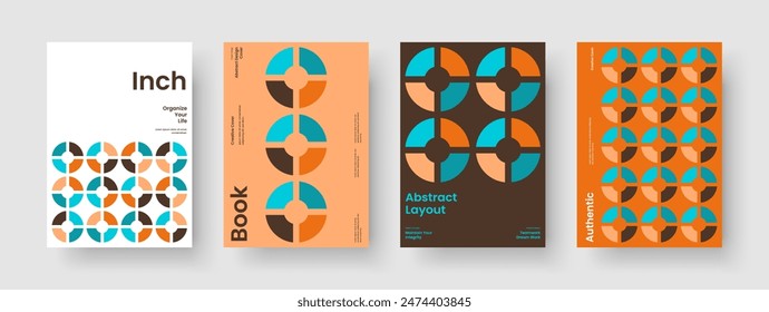 Modern Report Layout. Geometric Book Cover Template. Abstract Background Design. Brochure. Flyer. Business Presentation. Poster. Banner. Notebook. Handbill. Pamphlet. Magazine. Brand Identity