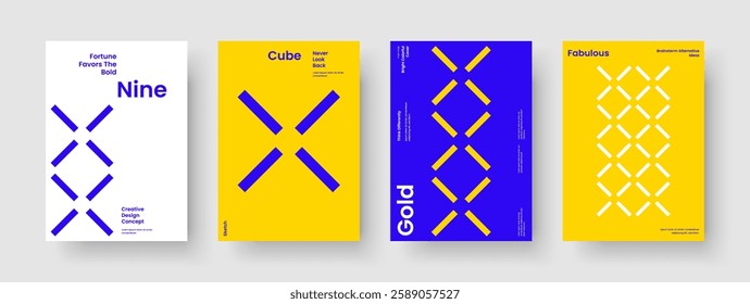 Modern Report Layout. Geometric Book Cover Template. Abstract Background Design. Banner. Business Presentation. Flyer. Brochure. Poster. Magazine. Pamphlet. Journal. Advertising. Newsletter