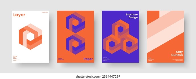 Modern Report Layout. Geometric Business Presentation Template. Isolated Banner Design. Brochure. Background. Book Cover. Flyer. Poster. Advertising. Magazine. Portfolio. Brand Identity. Pamphlet