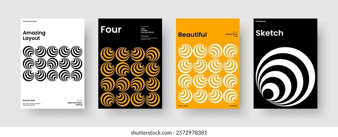 Modern Report Layout. Geometric Poster Design. Isolated Brochure Template. Background. Banner. Flyer. Business Presentation. Book Cover. Newsletter. Catalog. Portfolio. Journal. Notebook