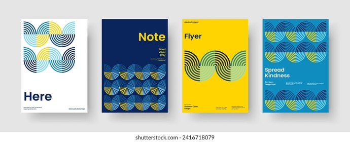 Diseño de informe moderno. Plantilla de folleto aislada. Diseño creativo de presentaciones de negocios. Cartel. Portada del libro. Antecedentes. Volante. Cartel. Boletín informativo. Billete. Publicidad. Folleto. Revista. Leaflet