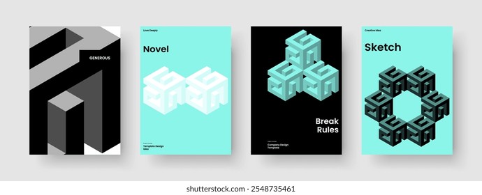 Modern Report Layout. Isolated Flyer Template. Geometric Poster Design. Banner. Brochure. Book Cover. Business Presentation. Background. Leaflet. Brand Identity. Portfolio. Journal. Magazine