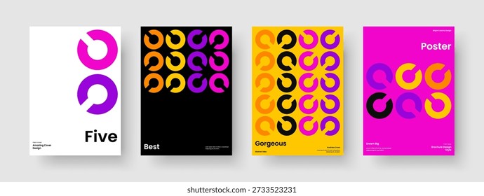 Modern Report Layout. Isolated Flyer Design. Creative Brochure Template. Book Cover. Banner. Business Presentation. Background. Poster. Leaflet. Newsletter. Journal. Advertising. Brand Identity