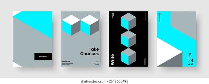 Modern Report Layout. Isolated Poster Design. Abstract Flyer Template. Book Cover. Background. Brochure. Banner. Business Presentation. Handbill. Brand Identity. Journal. Advertising. Magazine