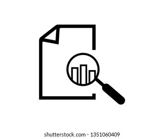 Modern report line icon. Premium pictogram isolated on a white background. Vector illustration. Stroke high quality symbol. Report icon in modern line style. - Vector 