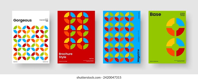 Modernes Berichtsvorlage. Kreatives Banner-Design. Geometrisches Poster Layout. Flyer. Hintergrund. Geschäftsvorführung. Broschüre. Buchcover. Notebook. Newsletter. Magazin. Markenidentität. Pamphlet