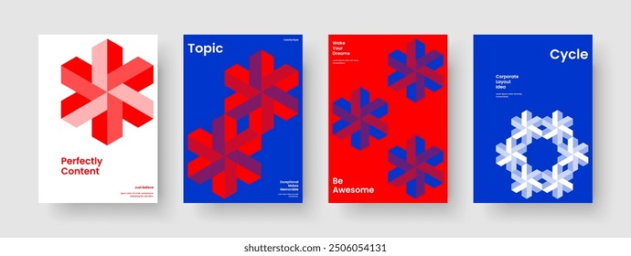 Modern Report Template. Geometric Flyer Layout. Creative Poster Design. Brochure. Background. Business Presentation. Book Cover. Banner. Handbill. Notebook. Brand Identity. Newsletter. Portfolio