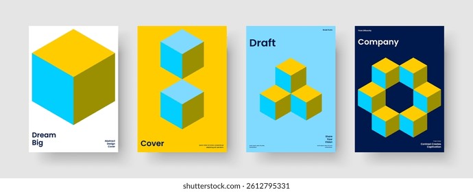 Modern Report Template. Geometric Flyer Layout. Isolated Book Cover Design. Banner. Poster. Brochure. Business Presentation. Background. Advertising. Newsletter. Brand Identity. Journal. Pamphlet