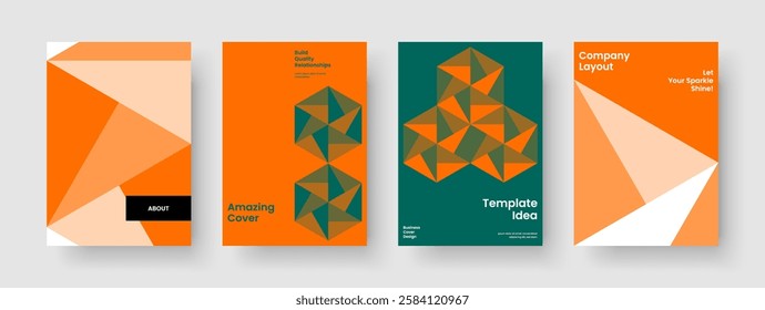 Modern Report Template. Geometric Poster Design. Creative Book Cover Layout. Business Presentation. Flyer. Banner. Brochure. Background. Pamphlet. Advertising. Handbill. Journal. Magazine