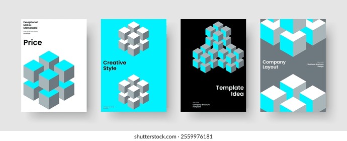 Modern Report Template. Isolated Background Layout. Geometric Poster Design. Business Presentation. Banner. Flyer. Book Cover. Brochure. Journal. Pamphlet. Portfolio. Brand Identity. Advertising