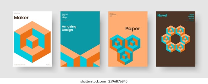 Modern Report Template. Isolated Poster Layout. Geometric Background Design. Brochure. Book Cover. Flyer. Banner. Business Presentation. Journal. Leaflet. Handbill. Magazine. Portfolio. Newsletter