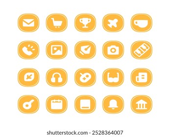Modern Responsive Glyph Icons Collection