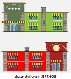 Modern restaurant building