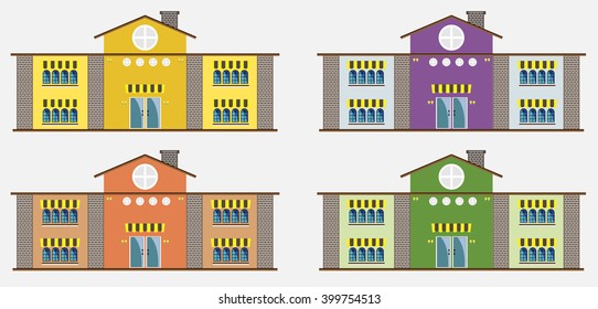 Modern restaurant building