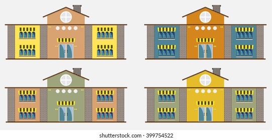 Modern restaurant building