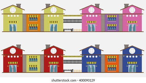 Modern restaurant building