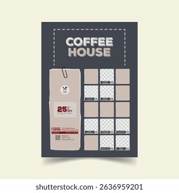 Modern Restaurant Cafe Flyer Template