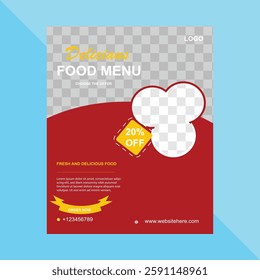 Modern Restaurant Flyer Design Template