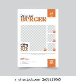 Modern Restaurant Food Flyer Template