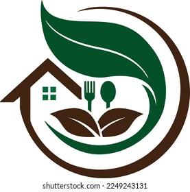 modern restaurant icon logo design