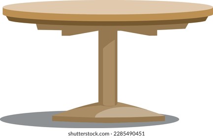modern restaurant table with tablecloth, candles in candlestick, plant, wineglasses, reservation tabletop sign standing on it and two chairs. Bright colored cartoon vector illustration.