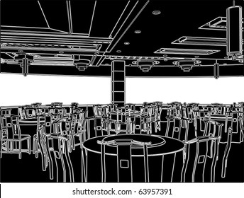 Modern Restaurant Vector 02