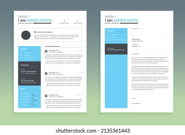 Modern Resume Template CV 2022
