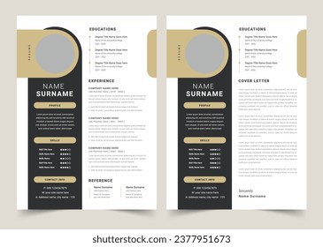 Modern Resume Template CV Cover Letter