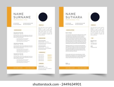 Modern Resume Template CV Cover Letter