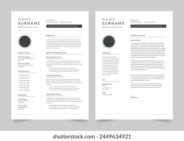 Modern Resume Template CV Cover Letter