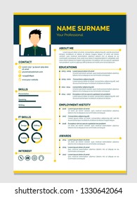 Modern Resume Template Design