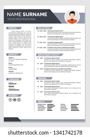 Modern Resume Template for Jobs Applications