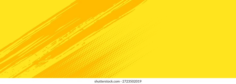 Moderne Retro Comic gelben Hintergrund Rastergradient Halbton Stock Vektorsport